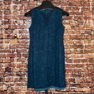 Claudia Ev- Teal lace short dress